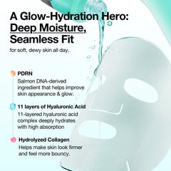 Anua PDRN Hyaluronic Acid Capsule 100 Serum Mask Sheet