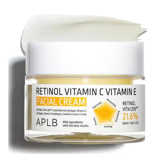 Aplb Retinol Vitamin C Vitamin E Facial Cream 55ml