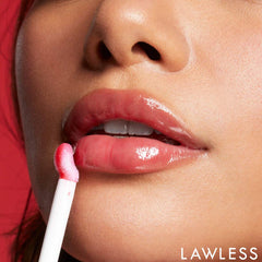 LAWLESS Forget The Filler Lip Plumper Line Smoothing Gloss (cherry vanilla) full size no box