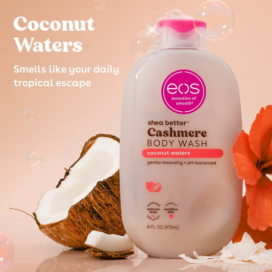 eos Shea Better Cashmere Body Wash - Coconut Waters (473ml)