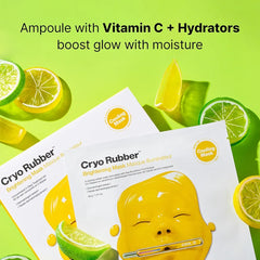 DR JART CRYO RUBBER FACE MASK WITH BRIGHTENING VITAMIN C 2 STEP INTENSIVE BRIGHTENING KIT
