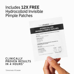 The Inkey List Hydrocolloid Invisible Pimple Patches 12 patches