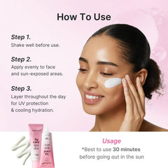 Medicube PDRN Hydrating UV Serum - No Cast Just Dew - SPF 50+ Sunscreen - 50ml