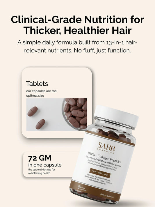 SABB Organics Chubby Hair 60 tabs