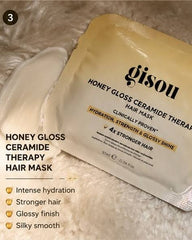 Gisou Honey Gloss Ceramide Therapy Hair Mask 10ml sachet