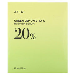 Anua Green Lemon Vita C Blemish Serum 20%, 0.70 fl oz (20 g)