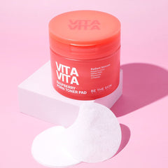 BE THE SKIN Vitavita Raspberry RDRN Toner Pad 120ml(Exp2026/12)