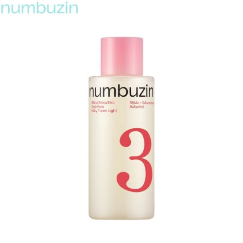 NUMBUZIN No.3 Bifida Bakuchiol Zero Pore Milky Toner Light 200ml