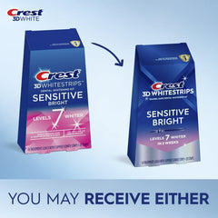 Crest 3D Whitestrips Sensitive Bright Teeth Whitening Kit 28 strips