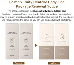HEVEBLUE Salmon Fruity Centella Body Wash
