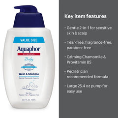 Aquaphor Baby Wash & Shampoo