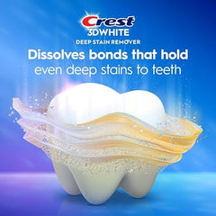 Crest 3D White Brilliance Deep Stain Remover Ultra White Toothpaste (No Box) 59g