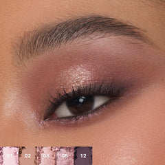 Morphe 12-Pan Eyeshadow Palette Rose Frequency