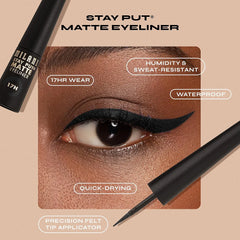 Milani Stay Put Matte Liquid Liner, 110 Black Matte