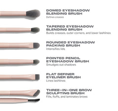 Morphe Eye Shaping Essentials Bamboo & Charcoal-Infused Eye Brush Set