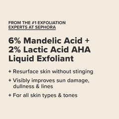 Paula's Choice 6% Mandelic + 2% Lactic Acid AHA Liquid Exfoliant - 30ml