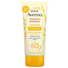 AVEENO PROTECT + HYDRATE SPF 60 Sunscreen Lotion 88ml SWEAT+WTAER RESISTANT