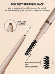 SHEGLAM INSTA-FILL BROW PENCIL-ASH BROWN