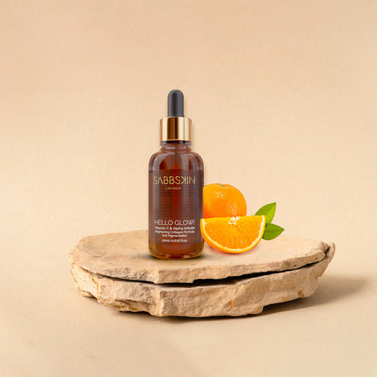 SabbSkin Hello Glow vitamin c and alpha arbutin