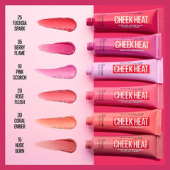 Maybelline Cheek Heat Gel Cream Blush - Rose Flush