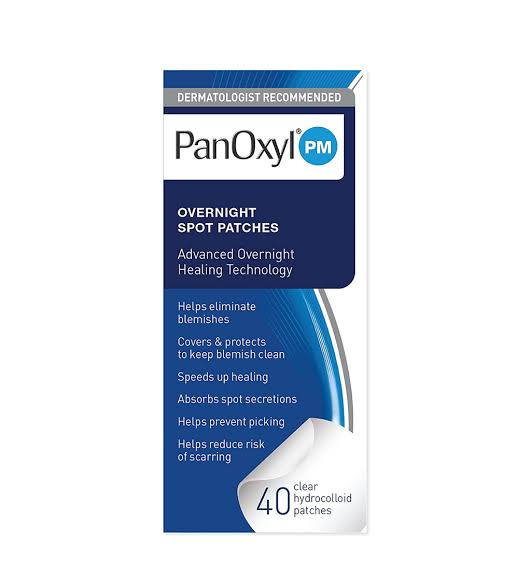 PanOxyl PM Overnight Spot Patches damage packaging