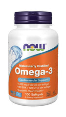 NOW Omega-3, 180 EPA / 120 DHA, 100 Softgels
