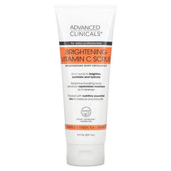 Advanced Clinicals Brightening Vitamin C Scrub, 8 fl oz (237 ml)