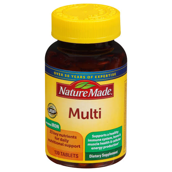 Nature Made Multivitamin Tablets With Iron Skin Store Pakistan