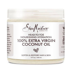 Shea Moisture 100% EXTRA VIRGIN COCONUT OIL HEAD-TO-TOE NOURISHING HYDRATION 411ml