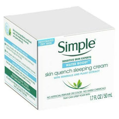 Simple Water Boost Skin Quench Sleeping Cream 50ml