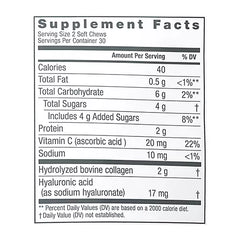 Neocell Collagen, Beauty Soft Chews, Fruit Punch Flavor 60 Soft Chews