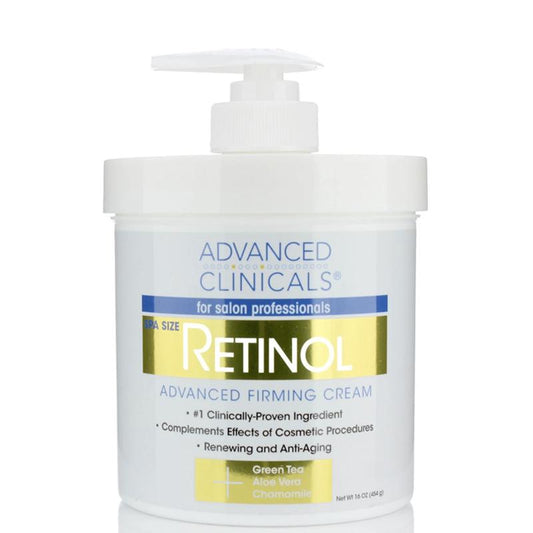 Advanced Clinicals Retinol Advanced Firming Cream 454gm(pump damaged)