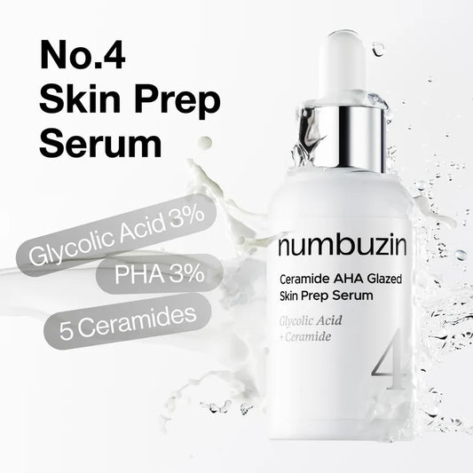 Numbuzin - No.4 Ceramide AHA Glazed Skin Prep Serum 30ml
