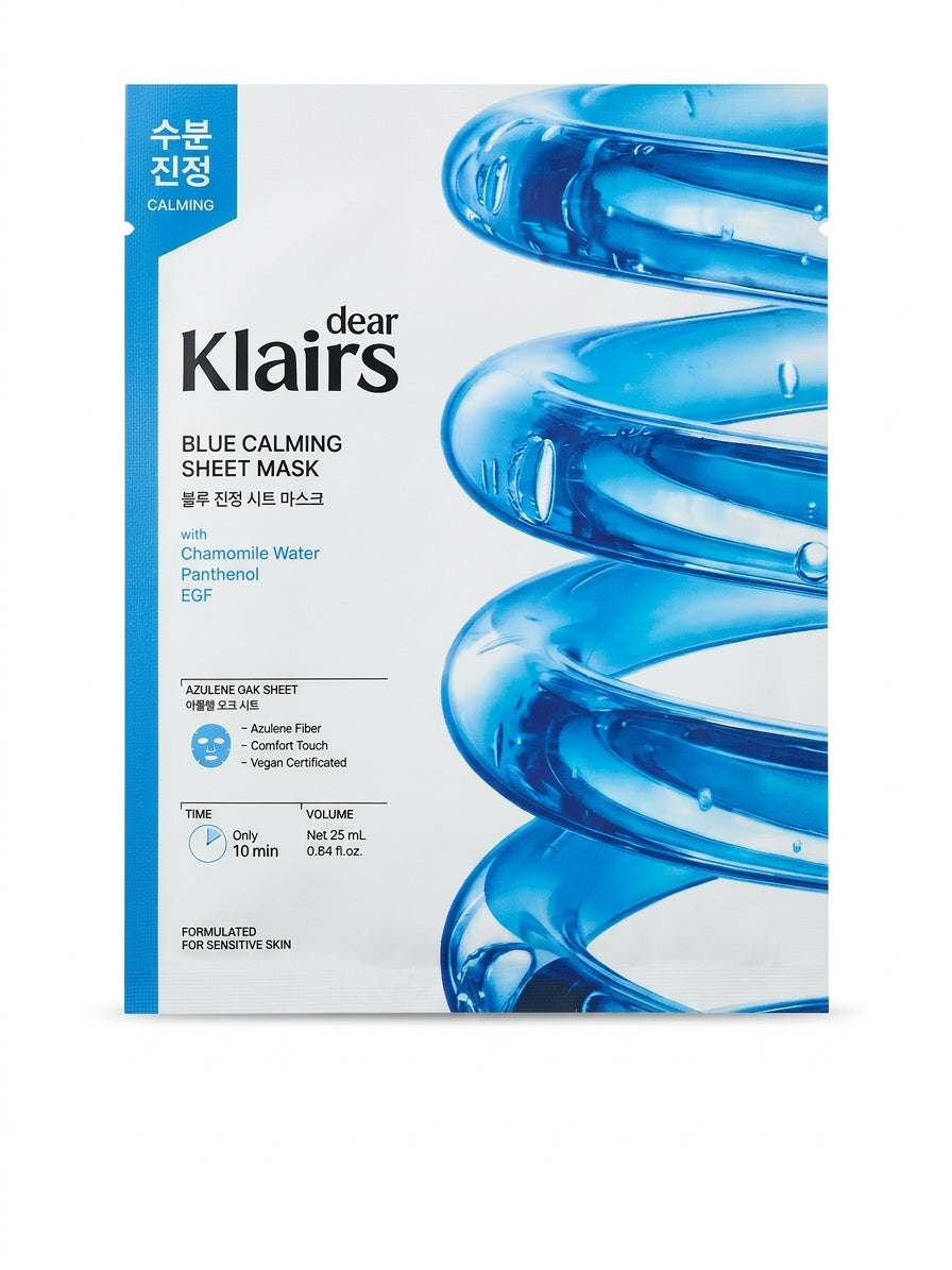 Dear Klairs Midnight Blue Calming Sheet Mask
