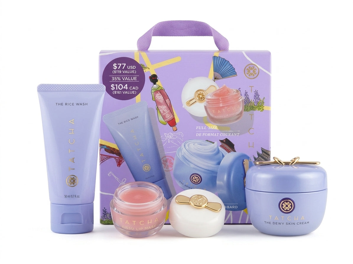 Tatcha Dewy Skin Plump Lips Set