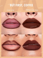 Sheglam So Lippy Lip Liner Set-Espresso Kisses