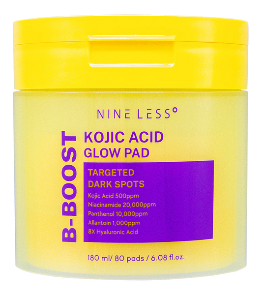 NineLess B-Boost Kojic Acid Glow Pad 180ml/80 pads