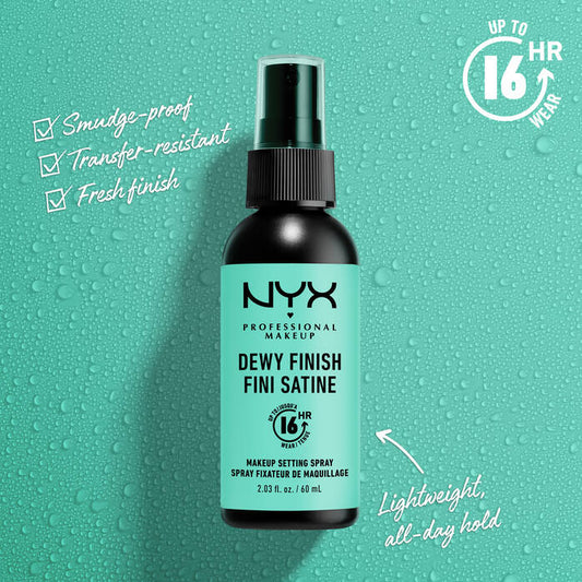 Nyx Dewy Finish Makeup Setting Spray (60ml)