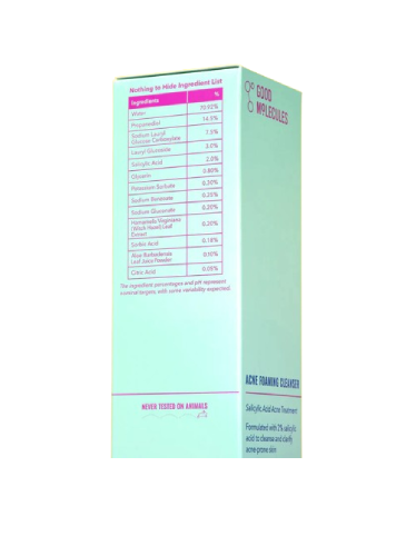 Good Molecules Acne Foaming Cleanser 148ml expiry 4/26