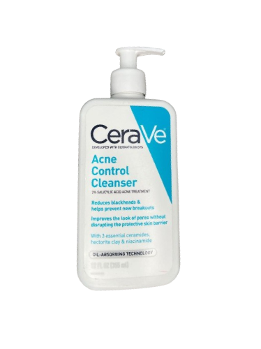 Cerave Acne Control Cleanser
2% SALICYLIC ACID ACNE TREATMENT 355ml(Exp:2026/10)
