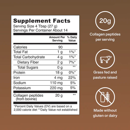 Vital Proteins Chocolate Collagen Peptides 383gm expiry 05/2026