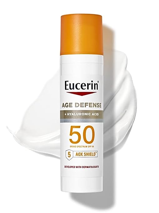 Eucerin Sun Age Defense SPF 50 Face Sunscreen Lotion 2.5 Fl Oz