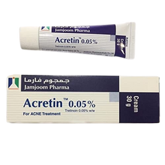 Jamjoom Pharma - Acretin .05% Cream for Acne Treatment, 30g