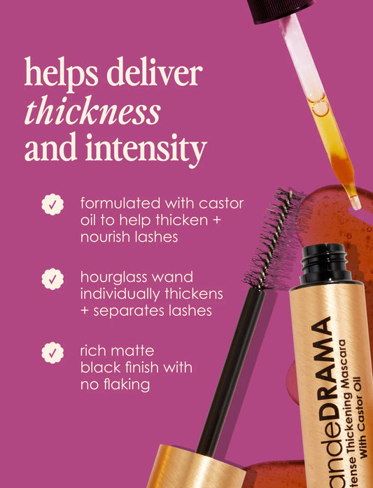 GrandeDRAMA Intense Thickening Mascara 3g Mini (no box)