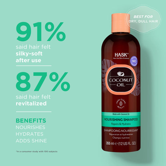 Hask Coconut Oil Shampoo 355ml