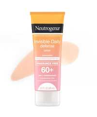 Neutrogena® Invisible Daily™ Defense Sunscreen Lotion, Broad Spectrum SPF 60+, Fragrance Free