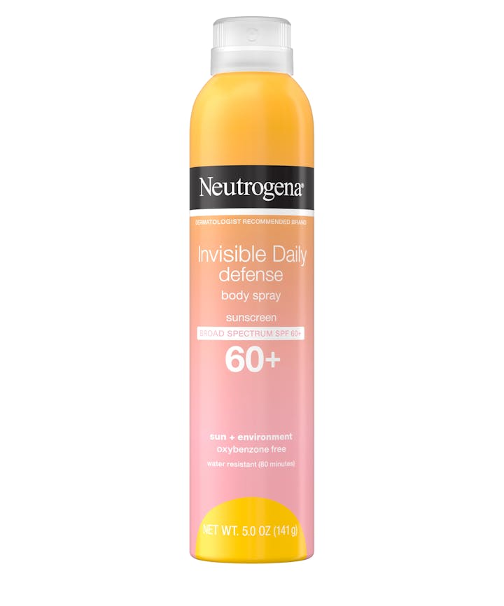 Neutrogena Invisible Daily Defense Body Spray Sunscreen, Broad Spectrum SPF 60+  (141g) expiry 9/24