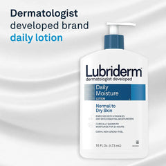 Lubriderm Daily Moisture Lotion, Normal To Dry Skin, 709ml