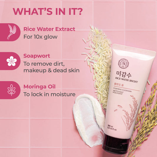 The Face Shop Rice Water Bright Cleansing Foam 150 ml