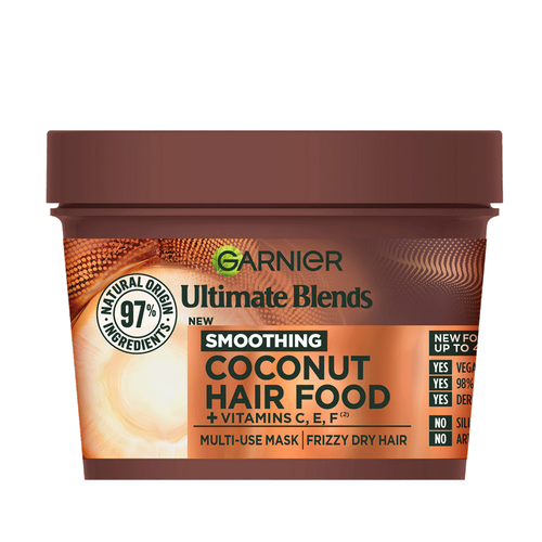 GARNIER ULTIMATE BLENDS COCONUT AND MACADAMIA HAIR FOOD HAIR MASK 400ml